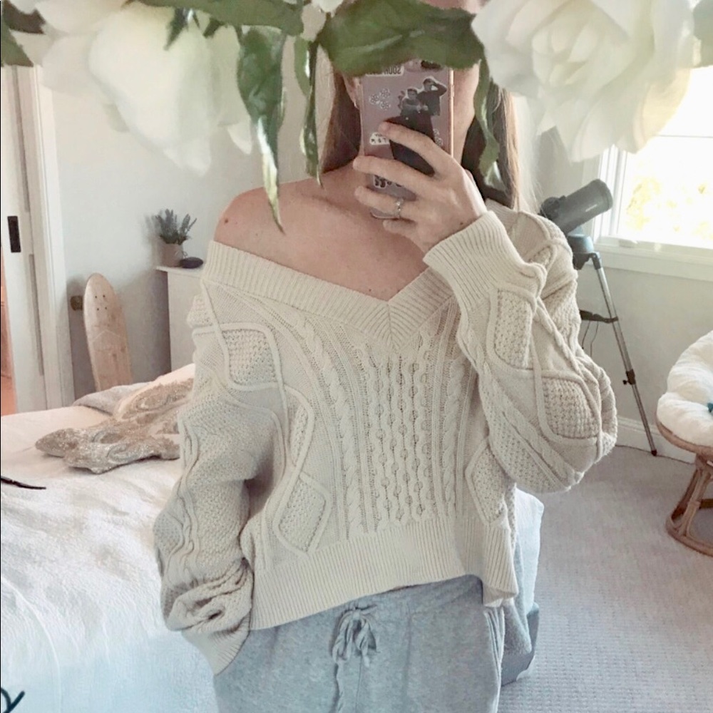 L.A. Hearts Cropped Sweater from Pacsun